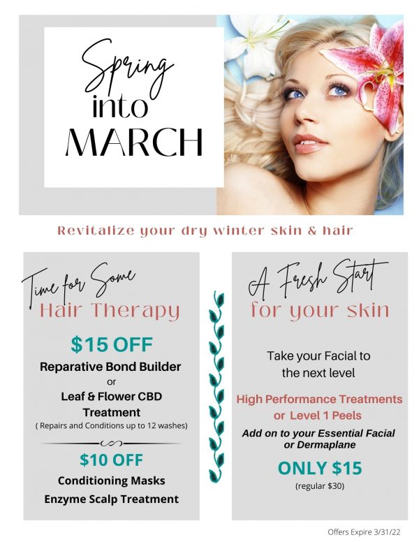Spring into March | Santo Salon and Spa | Hair Therapy | Pepper Pike Ohio 44124